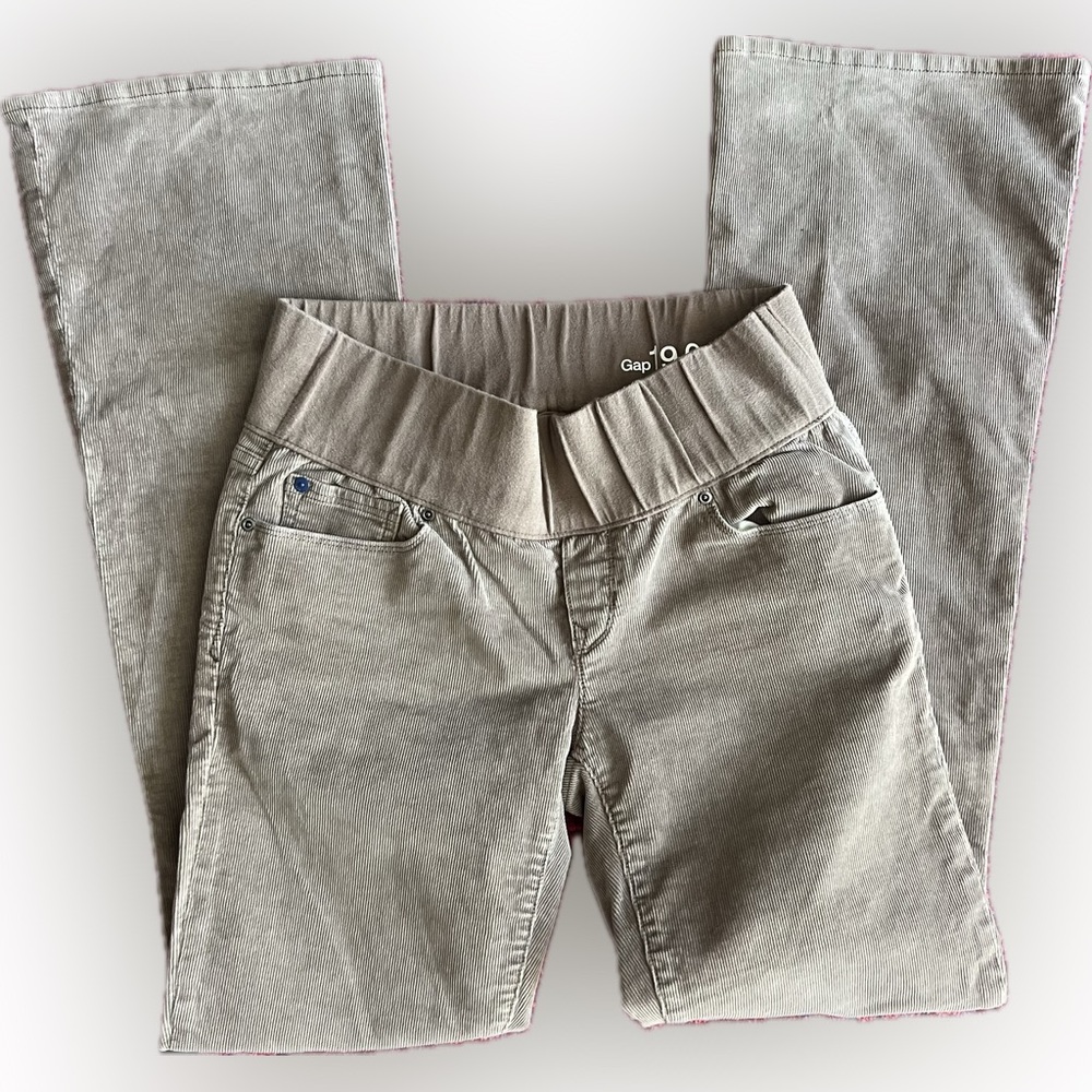 GAP Tan Corduroy Maternity Pants